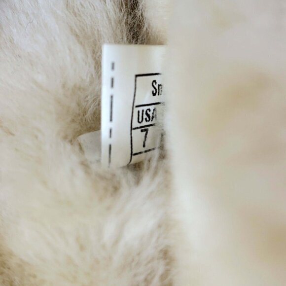 Smith’s Workwear Shearling Moccasin Slippers Chestnut Brown Suede Women's 7M - Picture 4 of 5